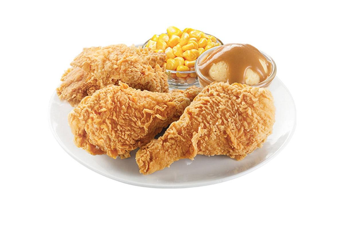 3pc Chickenjoy w/ 2 Sides & Drink